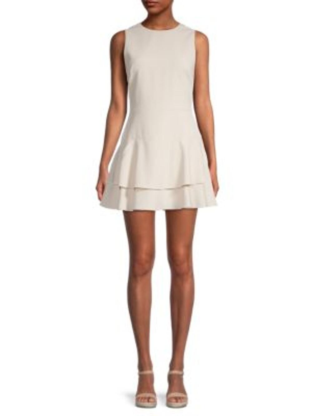Olivia Elegant Beige Palmira Dress Size 6